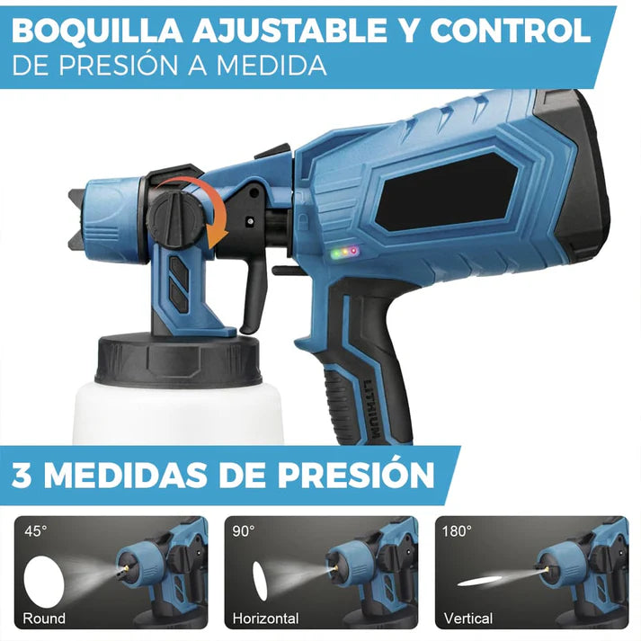 COMPRESOR DE PINTURA INALÁMBRICO  | INCLUYE 2 BATERÍAS DE REGALO
